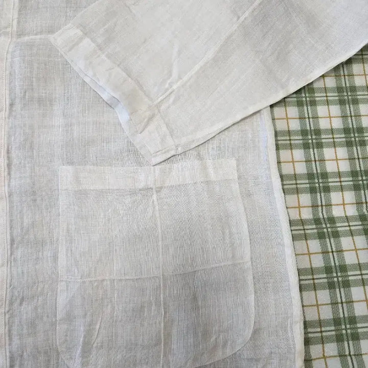 [BUNJANG] Korean Ramie Shirt (Size 105) / 54ㅡ모시 국산 신형 셔츠ㅡ105