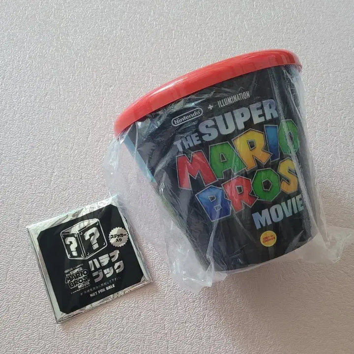 [BUNJANG] Super Mario Bros. Movie Japan Exclusive Bundle - Mario Popcorn Bucket &amp; Fly Bucket / 일괄)마리오일본특전 슈퍼마리오 브라더스 마리오특전 마리오팝콘통