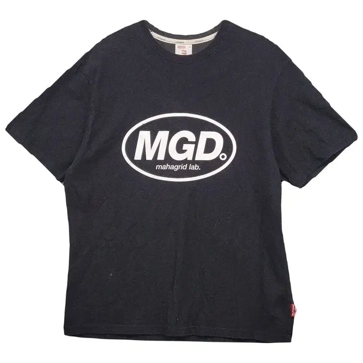 [BUNJANG] Mahagrid Printing Black Short Sleeve T-Shirt / 마하그리드 프린팅 블랙 반팔티 S