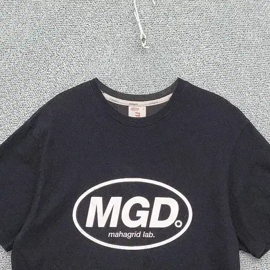 [BUNJANG] Mahagrid Printing Black Short Sleeve T-Shirt / 마하그리드 프린팅 블랙 반팔티 S
