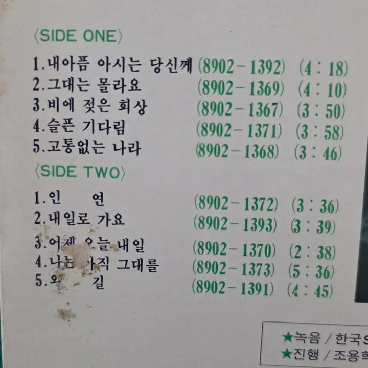 [BUNJANG] Jo Hamon Hit Song Vol. 2 LP Vinyl Record / 조하문 Hit Song Vol.2 LP 음반