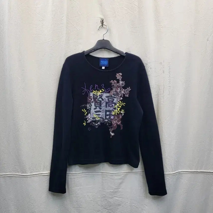 [BUNJANG] Kenzo Jeans Black Long Sleeve T-Shirt / KENZO JEANS 블랙 긴팔 티셔츠