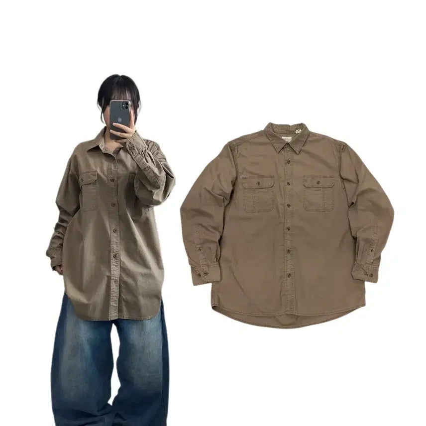 [BUNJANG] Red Head Two Pocket Work Hunting Shirt XL / RED HEAD 레드 헤드 투포켓 워크 헌팅 셔츠