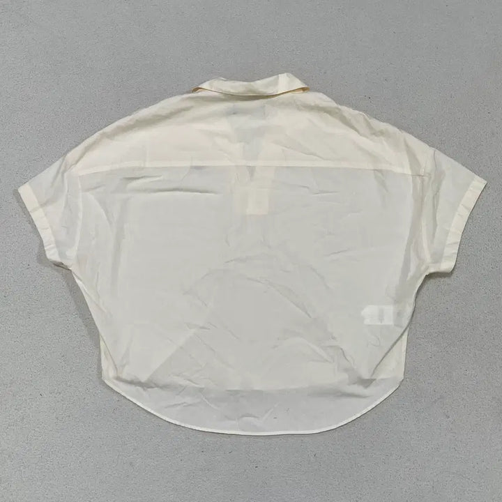 [BUNJANG] Fred Perry Oversized Woven Collar Short Sleeve Shirt / S 프레드페리 오버사이즈 우븐 카라 반팔 셔츠 0428-1