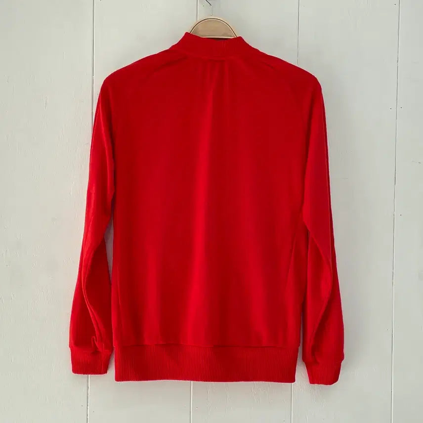 [BUNJANG] Adidas Trefoil Three-Stripes Track Top Jacket Red White / 아디다스 삼선 레드 화이트 트랙탑 져지