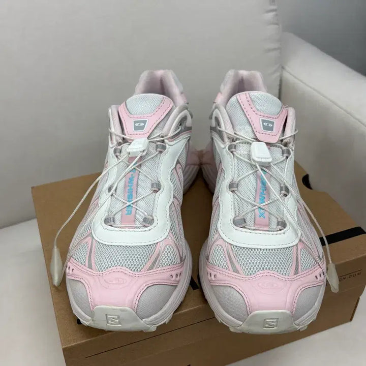 [BUNJANG] Salomon x Beaker XT-Whisper White Icy Pink Sneakers (235) / 살로몬 x 비이커 XT-위스퍼 화이트 아이시 핑크 235
