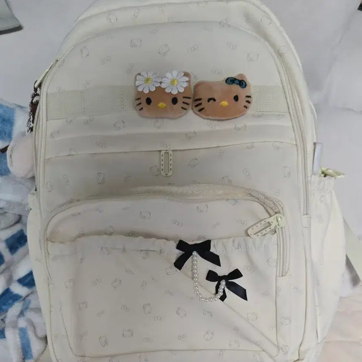 [BUNJANG] Sanrio Hello Kitty Travel Backpack / 키티 백팩 여행용 가방