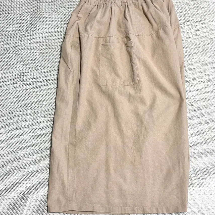 [BUNJANG] Modern Beige Wrap Style Wide Pants / Modern 베이지색 랩 스타일 와이드 팬츠