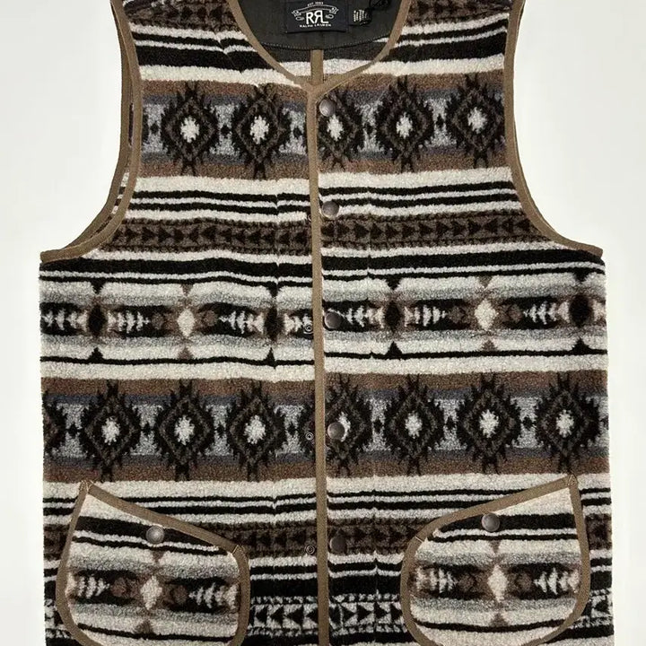 [BUNJANG] RRL Jacquard Vest / [새상품] RRL 자카드 베스트 조끼