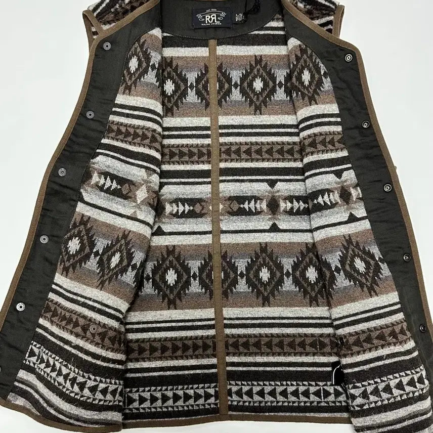 [BUNJANG] RRL Jacquard Vest / [새상품] RRL 자카드 베스트 조끼