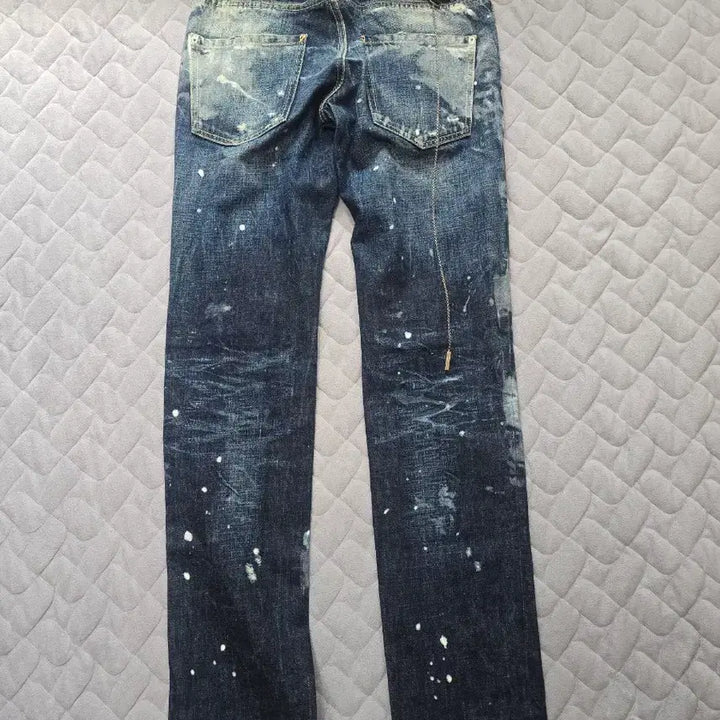 [BUNJANG] DSQUARED2 FATE Chain Slim Jeans Size 46 / 디스퀘어드2 청바지 페인트 체인진 슬림진 46