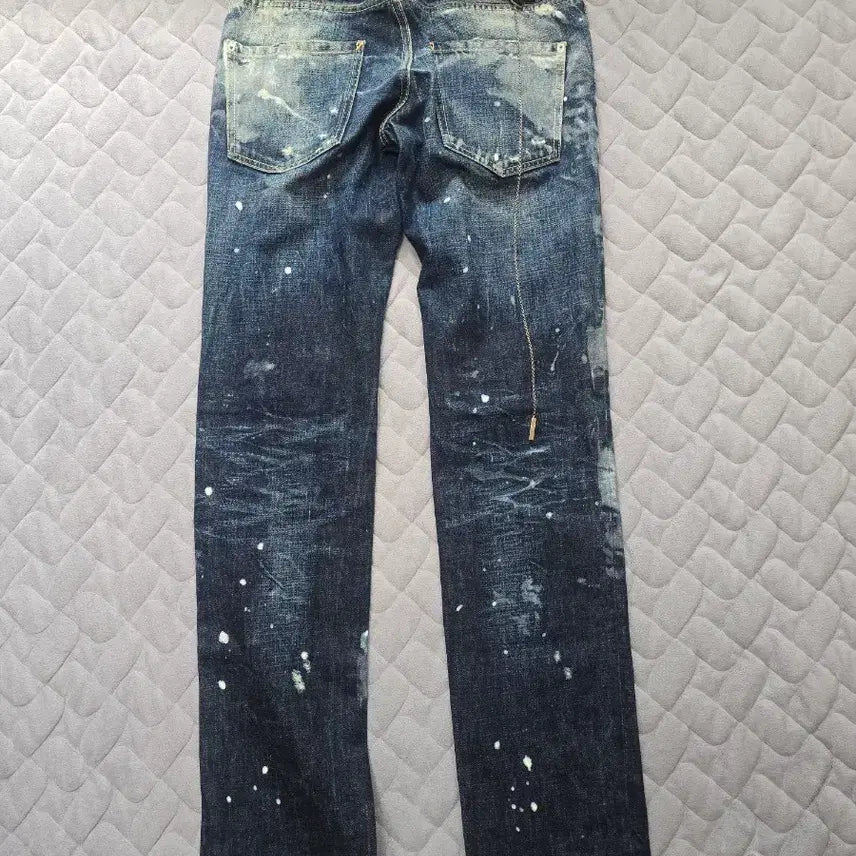 [BUNJANG] DSQUARED2 FATE Chain Slim Jeans Size 46 / 디스퀘어드2 청바지 페인트 체인진 슬림진 46