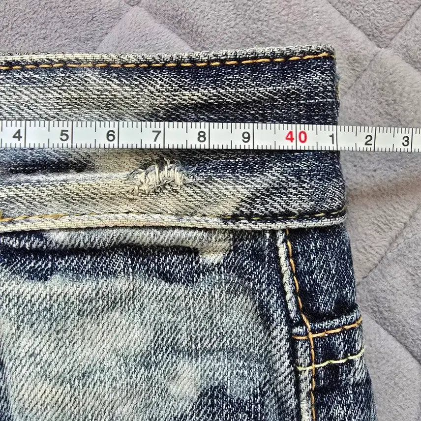 [BUNJANG] DSQUARED2 FATE Chain Slim Jeans Size 46 / 디스퀘어드2 청바지 페인트 체인진 슬림진 46
