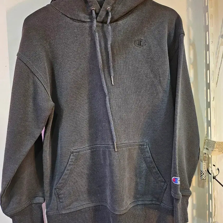 [BUNJANG] Champion Hoodie Charcoal Grey / <만원빈티지>챔피온 후드티 차콜 그레이