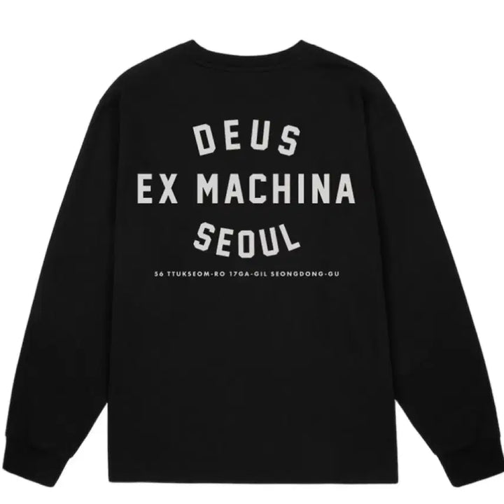 [BUNJANG] Deus Ex Machina Seoul Long Sleeve Black L / 데우스 서울 긴팔 블랙 L 새상품