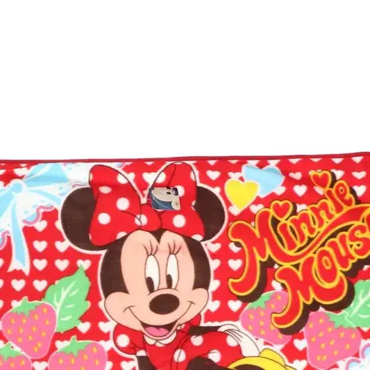 [BUNJANG] Disney Minnie Mouse Graphic Knee Blanket Shawl / [디즈니] 미니마우스 그래픽 무릎담요 숄