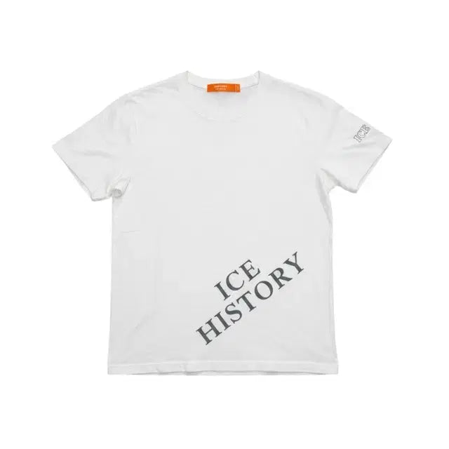 [BUNJANG] HISTORY ICEBERG Printing Short Sleeve T-shirt White XS / HISTORY ICEBERG 프린팅 반팔 티 화이트 XS