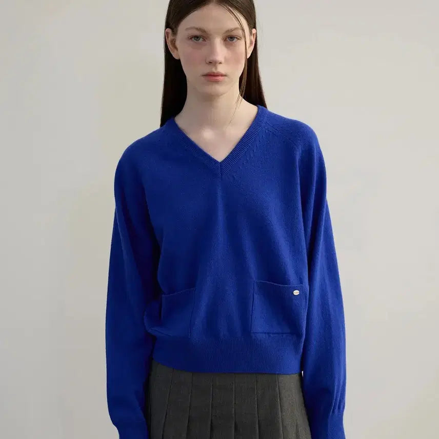 [BUNJANG] Tudment V-Neck Knit / 튜드먼트 브이넥 니트