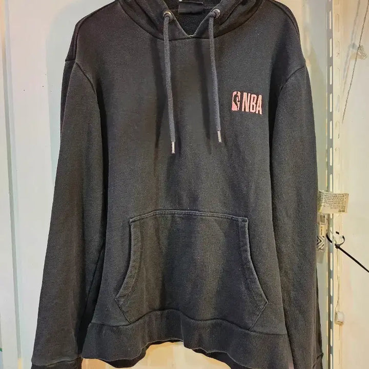 [BUNJANG] NBA Black Hoodie XL / <만원빈티지>NBA 블랙 후드티
