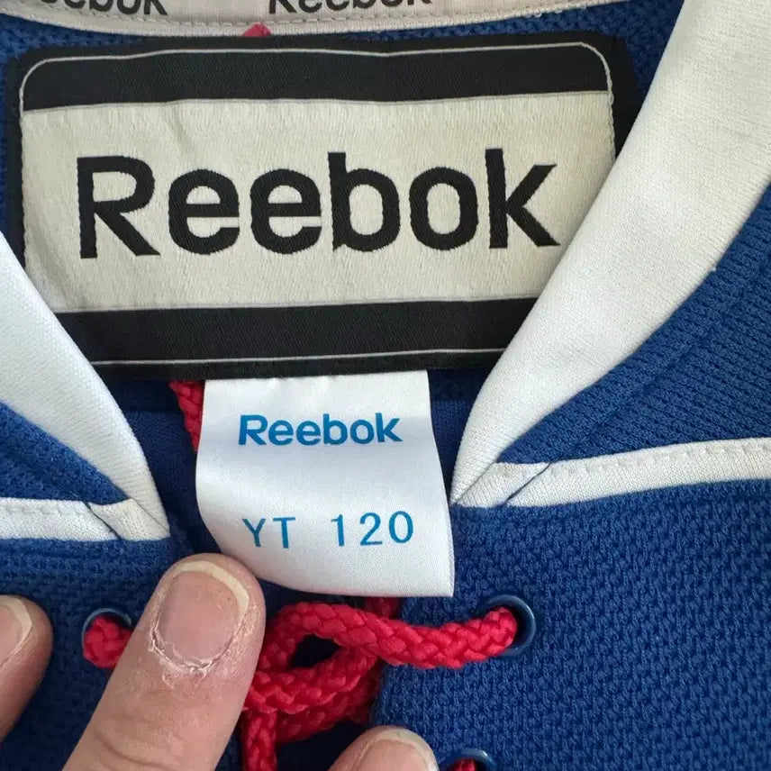 [BUNJANG] Reebok Blue Hockey Jersey (Sample) / 리복 블루 하키 져지