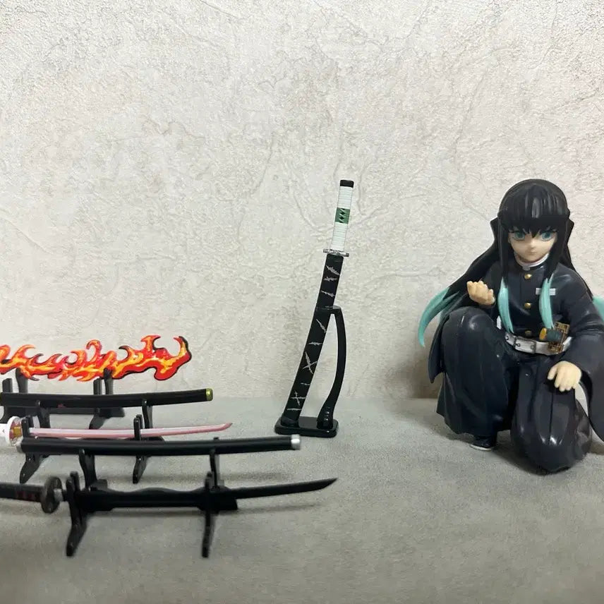 [BUNJANG] Demon Slayer Nichirin Blade Miniature Set / 귀멸의칼날 일륜도 미니어쳐