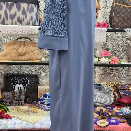 [BUNJANG] RANAN Polyester 100% Long One-Piece Dress (Guest Look) / RANAN 롱원피스(하객룩)(66)