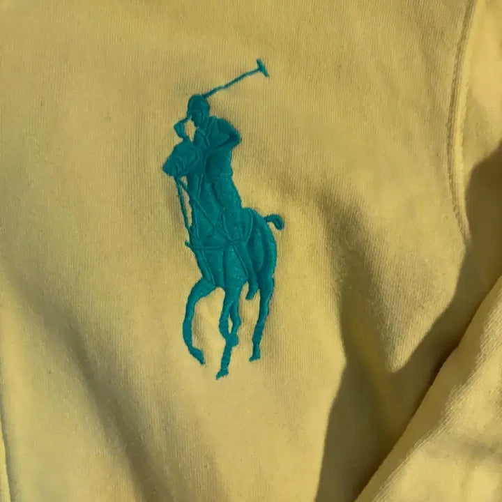 [BUNJANG] Polo Ralph Lauren Big Pony Yellow Zip-Up Jacket L / 폴로 랄프로렌 빅포니 옐로우 집업 L