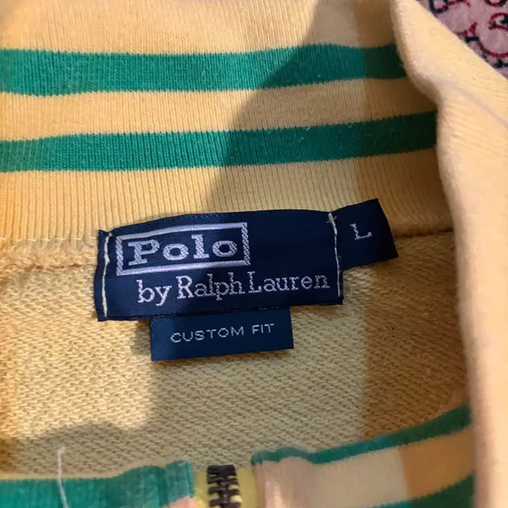 [BUNJANG] Polo Ralph Lauren Big Pony Yellow Zip-Up Jacket L / 폴로 랄프로렌 빅포니 옐로우 집업 L