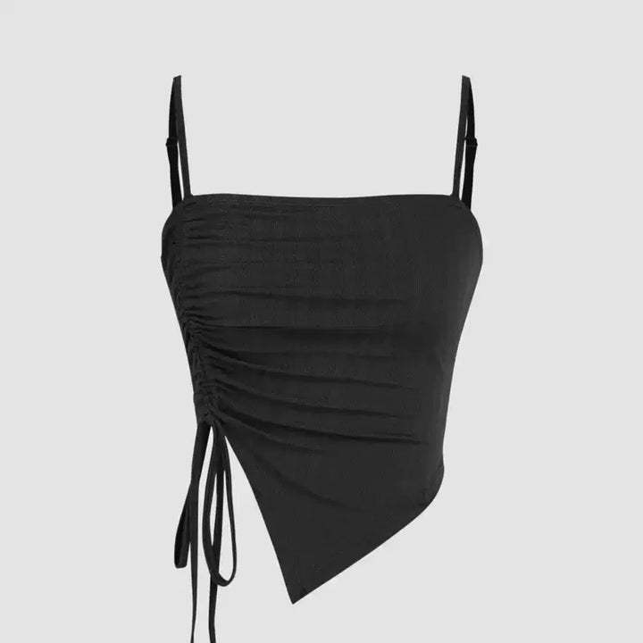 [BUNJANG] Shop Sidera Black Sleeveless Top / 샵사이다 나시