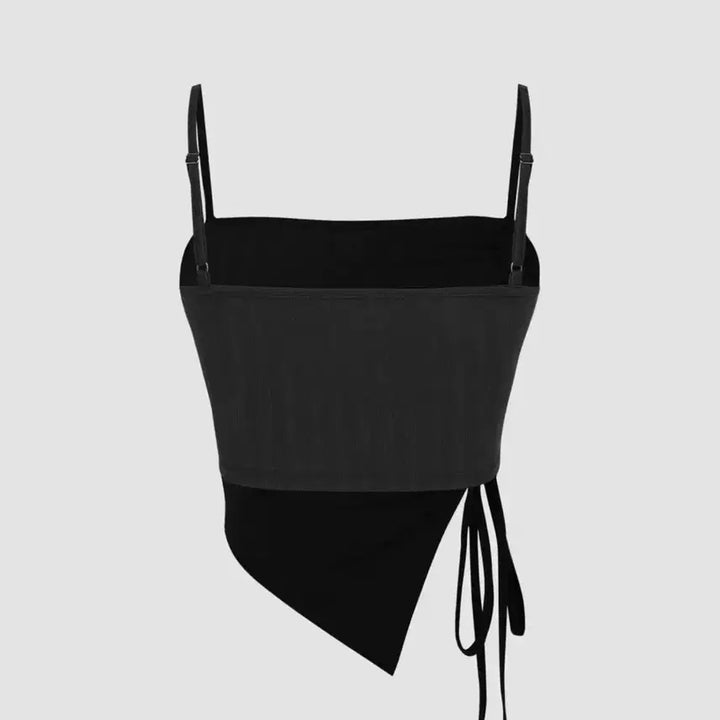 [BUNJANG] Shop Sidera Black Sleeveless Top / 샵사이다 나시