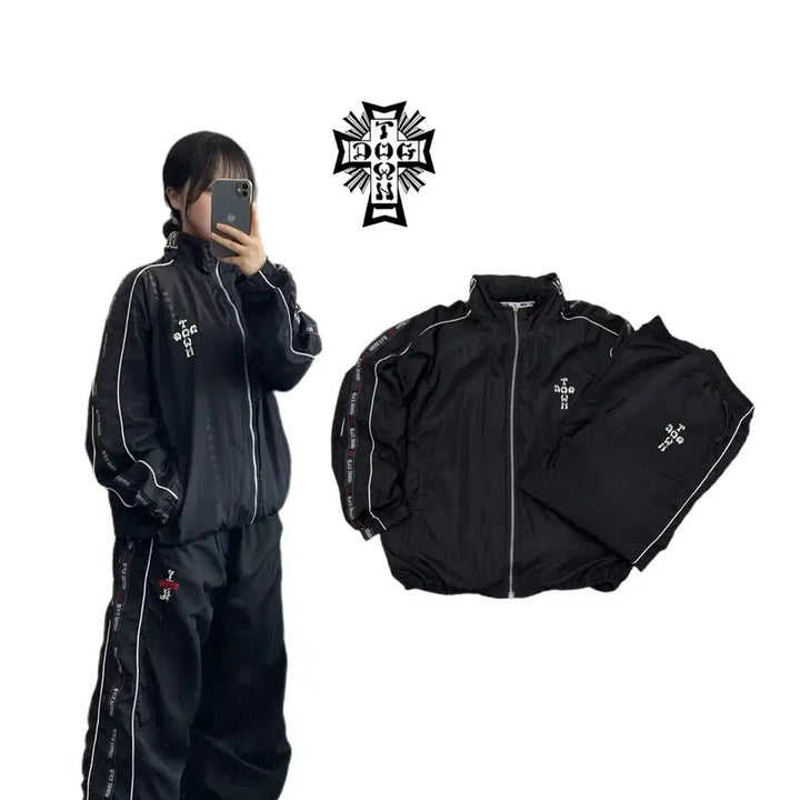 [BUNJANG] Dogtown Sideline Track Windbreaker Setup Set / Dogtown 독타운 도그타운 사이드라인 트랙 바람막이 셋업 세트