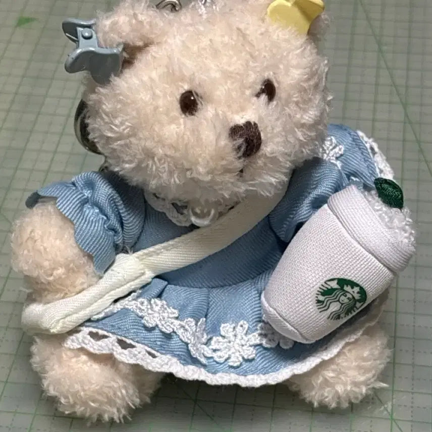 [BUNJANG] Starbucks French Summer Bearista Keychain / 스타벅스 프렌치 서머 베어리스타 키체인