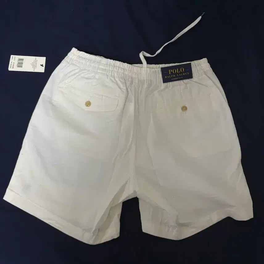 [BUNJANG] Polo Ralph Lauren White Shorts S New / 폴로 반바지 하프팬츠 화이트 S 새상품