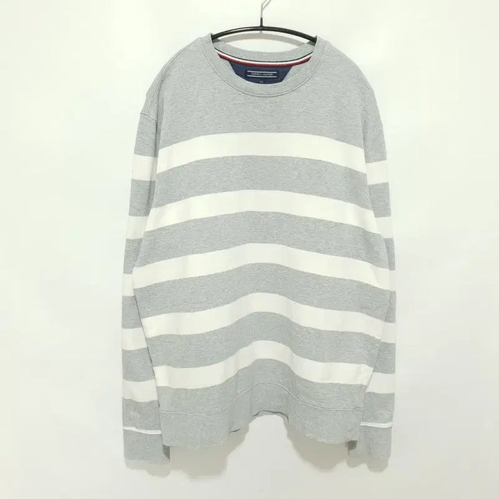 [BUNJANG] Tommy Hilfiger Striped Sweatshirt XXL / 타미힐피거 스트라이프 맨투맨 XXL_M2623