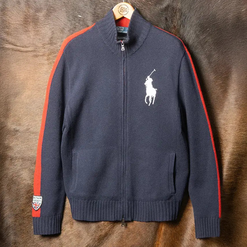 [BUNJANG] Polo Ralph Lauren Ramswool Big Pony Zip-Up Great Britain / [103] 폴로 랄프로렌  Great Britain 램스울 빅포니 집업