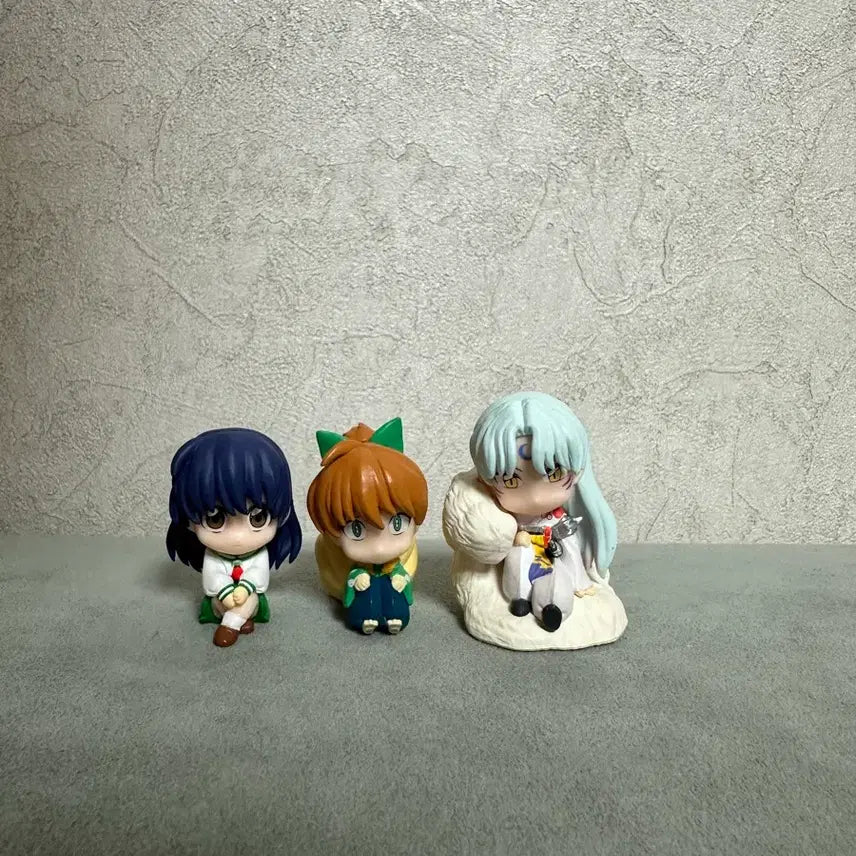 [BUNJANG] Inuyasha Machiboke Figure Set (3 Types) / 이누야사 마치보케 3종