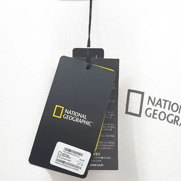 [BUNJANG] National Geographic White Long Sleeve T-Shirt Size 115 / <새상품> 내셔널지오그래픽 화이트 긴팔 티셔츠 115