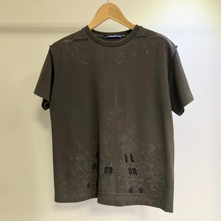 [BUNJANG] Louis Vuitton Logo Short Sleeve T-Shirt / [S급/정품] 루이비통 로고 반팔 티셔츠
