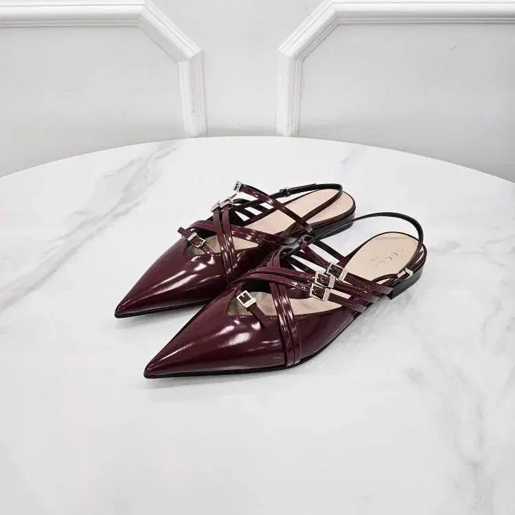 [BUNJANG] Gucci Serafin Strap Slingback 37 New / 구찌 세라핀 스트랩 슬링백 796015 37 새상품