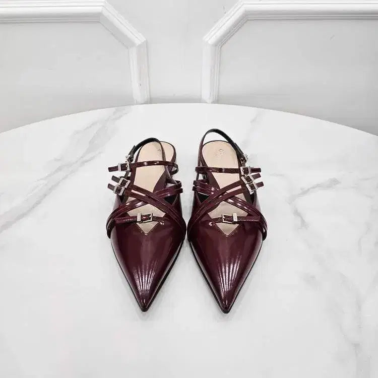 [BUNJANG] Gucci Serafin Strap Slingback 37 New / 구찌 세라핀 스트랩 슬링백 796015 37 새상품