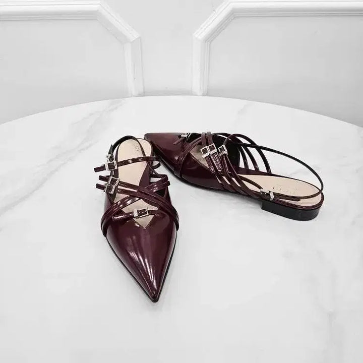 [BUNJANG] Gucci Serafin Strap Slingback 37 New / 구찌 세라핀 스트랩 슬링백 796015 37 새상품