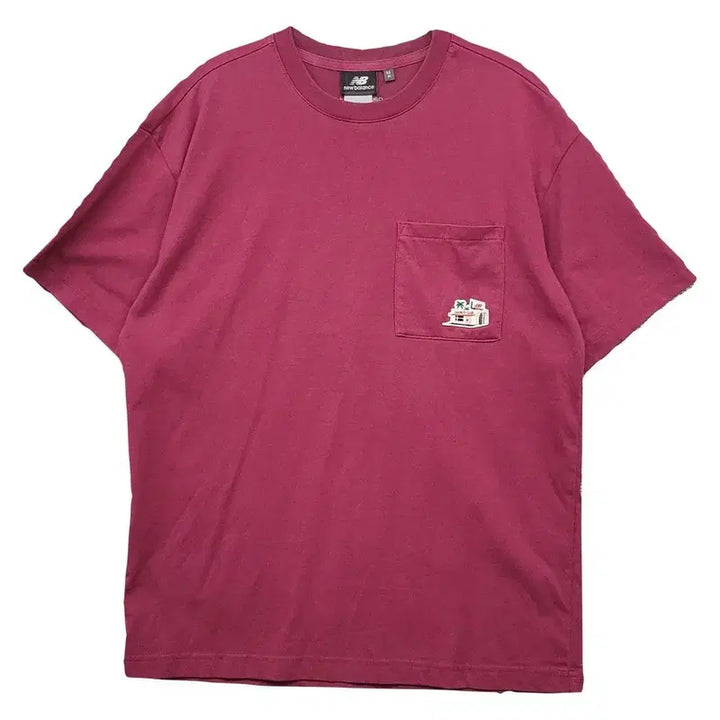 [BUNJANG] New Balance Red T-Shirt Size M / 뉴발란스 레드 반팔티 95(M)