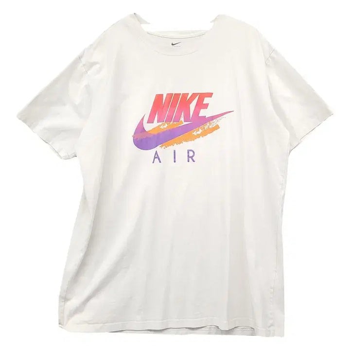 [BUNJANG] Nike Printing White T-Shirt / 나이키 프린팅 화이트 반팔티 2XL