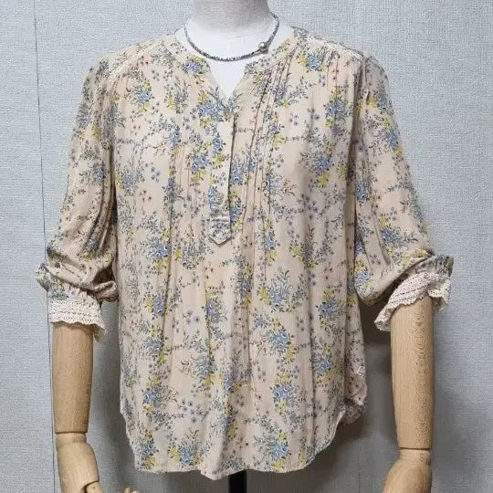 [BUNJANG] Thursday Island Floral Print Blouse - Size S / 써스데이 아일랜드 블라우스 S