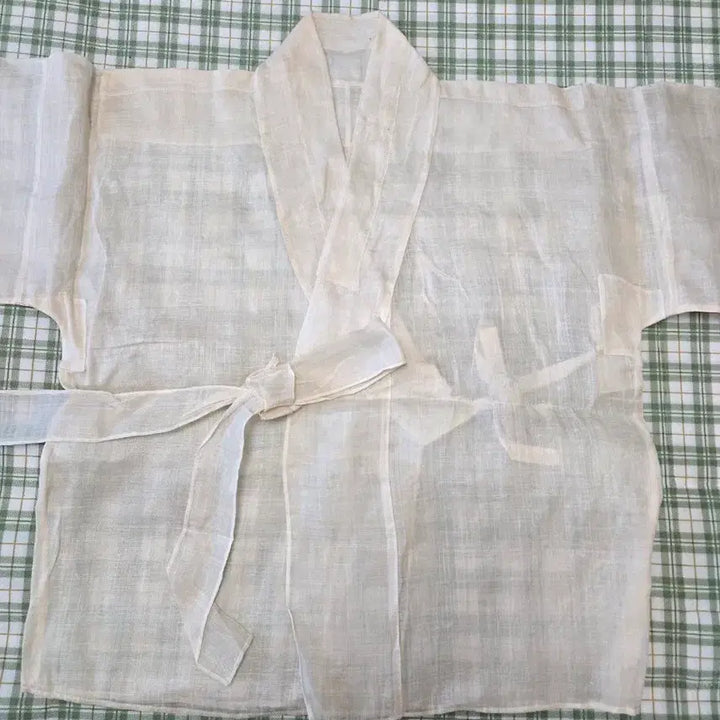 [BUNJANG] Hanbok Jacket (Mosi &amp; Samba Material) - Size 105 / 58ㅡ모시 삼베색 저고리ㅡ105