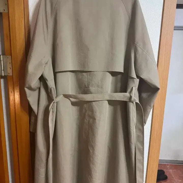 [BUNJANG] Brown Bread Balmacaan Trench Coat Beige / [2] 브라운야드 발마칸 트렌치 코트 베이지