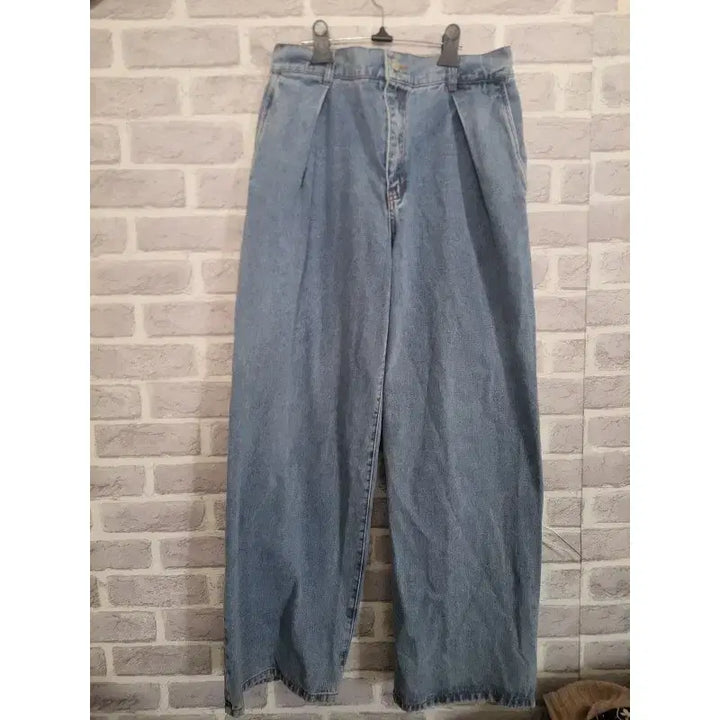 [BUNJANG] NOT4NERD Light Wash Wide Leg Jeans L / NOT4NERD/연청 와이드 청바지L/알뜰한여우