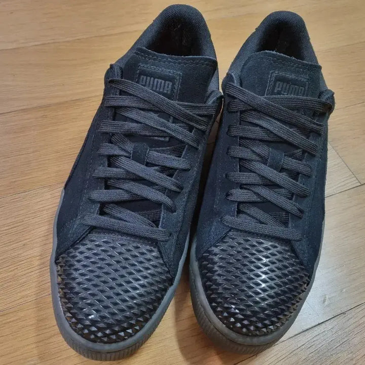 [BUNJANG] Puma Suede Shoes Size 255 / [255-260] 푸마 스웨이드 젤리 블랙 스터드 클래식 슈즈