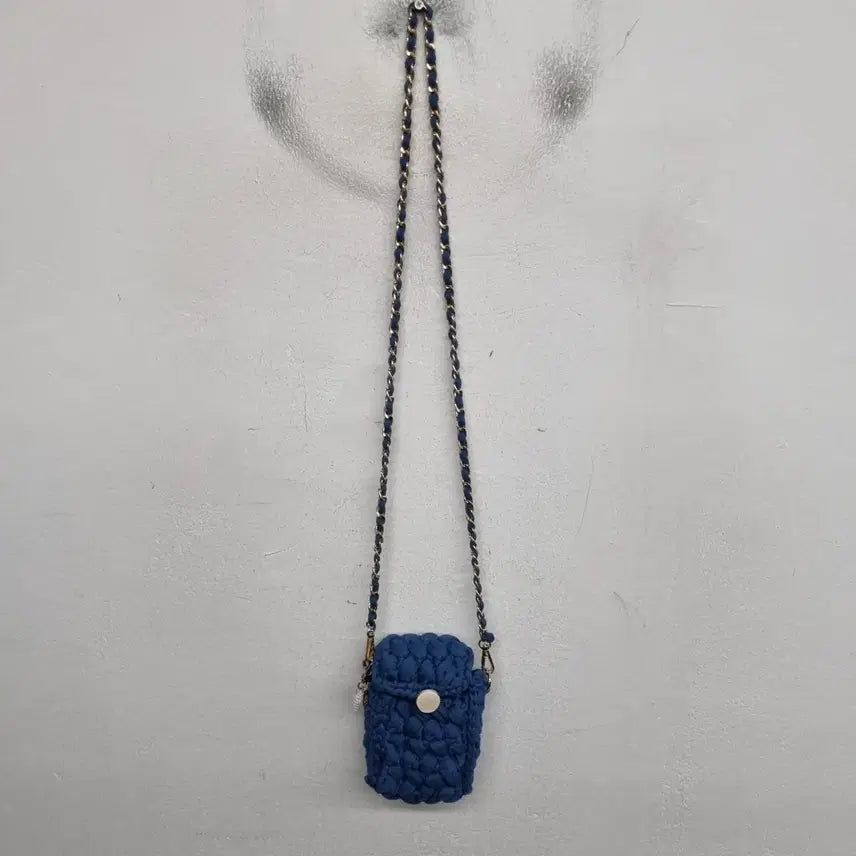 [BUNJANG] Hand-knitted Mini Crossbody Bag (Free Size) / [free size] 손뜨게 미니 크로스백