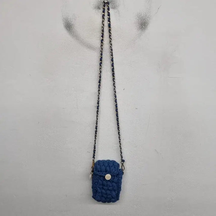 [BUNJANG] Hand-knitted Mini Crossbody Bag (Free Size) / [free size] 손뜨게 미니 크로스백